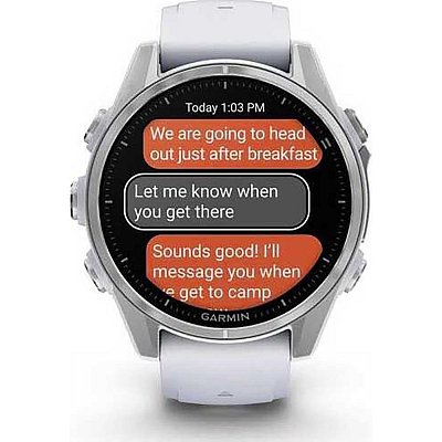 Fenix 8 43mm AMOLED Silver/white