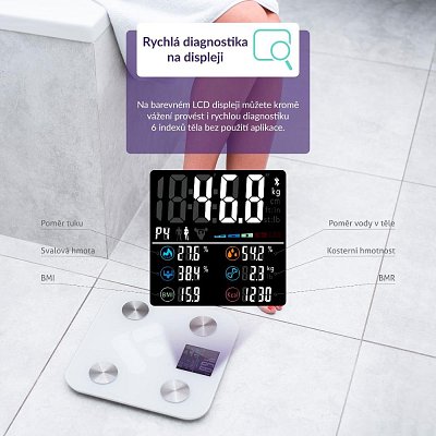 FITSCALE W6 BT FITNES VÁHA TRUELIFE