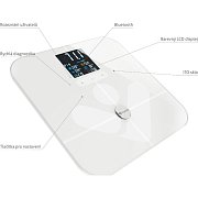 FITSCALE W7 BT WHITE FIT. VÁHA TRUELIFE