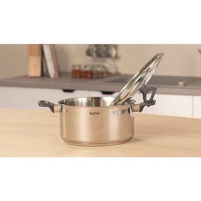 G7124645 KASTROL 24 CM + POKLICE TEFAL