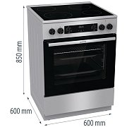 GECS6C70XC SPORÁK SKLOKERAMICKÝ GORENJE