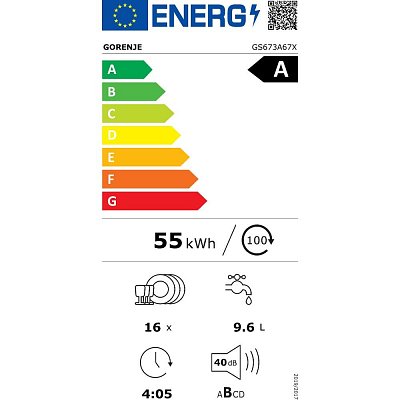 GS673A67X MYČKA 60CM GORENJE