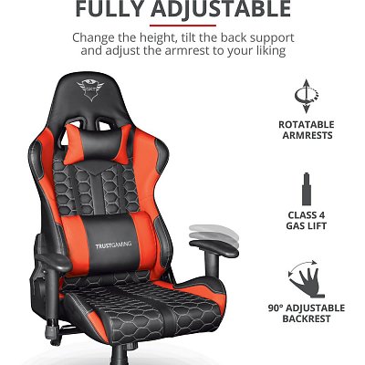 GXT708R RESTO CHAIR RED TRUST