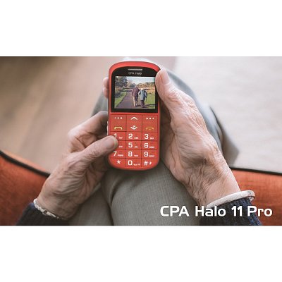HALO 11 Pro Senior červený CPA