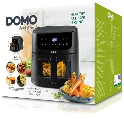 Horkovzdušná fritéza 6 l s průzorem - DOMO DO540FR