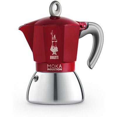 INDUKCE ČERV. 6P. MOKA KONVIČKA BIALETTI