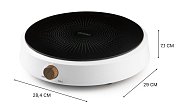 Indukční jednoplotýnkový vařič - kulatý - DOMO DO30112IP