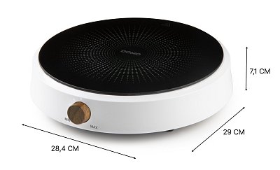 Indukční jednoplotýnkový vařič - kulatý - DOMO DO30112IP