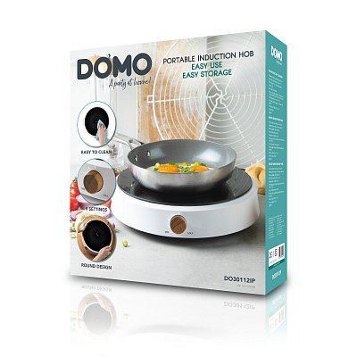 Indukční jednoplotýnkový vařič - kulatý - DOMO DO30112IP