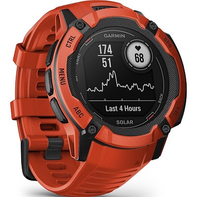 Instinct 2X Solar Flame Red GARMIN
