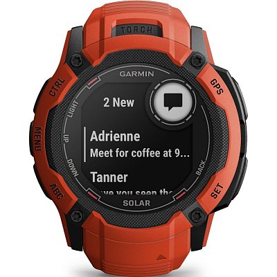 Instinct 2X Solar Flame Red GARMIN