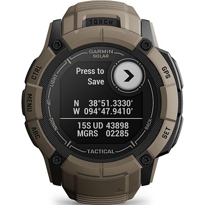 Instinct 2X Solar Tactical Coyote GARMIN