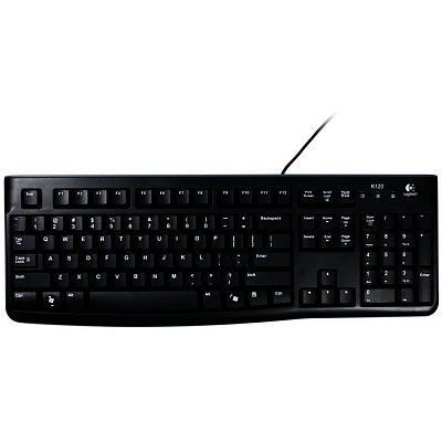 K120 KLÁVESNICE USB BLACK LOGITECH