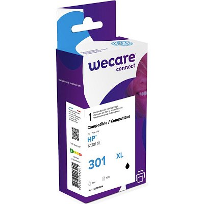 K20415W4 ink pro HP 301XL černá WECARE