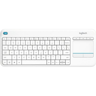 K400 Plus Wrl kbd bílá CZ/SK LOGITECH