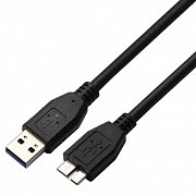 Kabel GoGEN USB A/micro USB B 3.0, 0,5m - černý