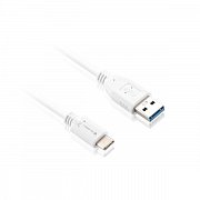 Kabel GoGEN USB/USB-C, 1m - bílý