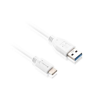 Kabel GoGEN USB/USB-C, 1m - bílý