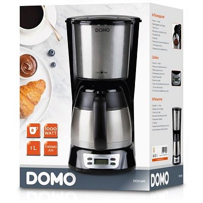 Kávovar s časovačem a termokonvicí - DOMO DO709K