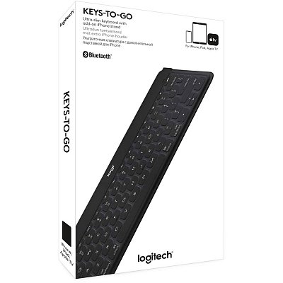 Keys-To-Go, černá - US INTL LOGITECH