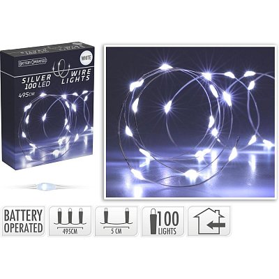 KOP02 Řetěz nano 100 LED 5 m WW Koopman