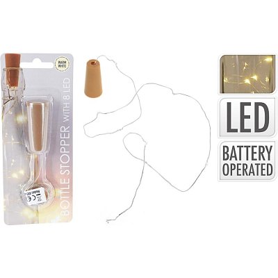 KOP04 Zátka do lahve 8LED 7cm WW Koopman