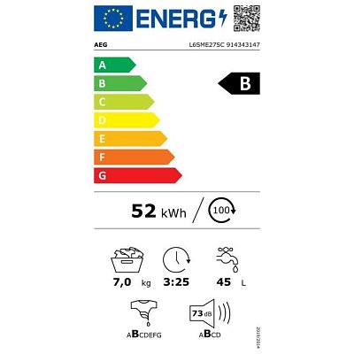 L6SME27SC PRAČKA SLIM AEG