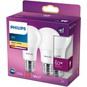 LED 60W A60 E27 2700K 2pack PHILIPS