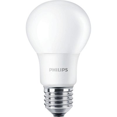 LED 60W A60 E27 4000K 2-pack PHILIPS