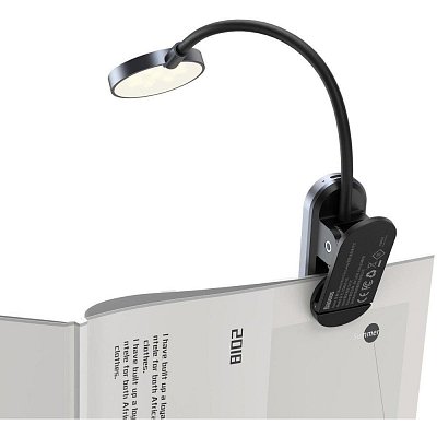 LED lampa na čtení s klipem 3W BASEUS