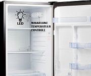 Lednice bez mrazáku - černá - PRIMO PR121FR