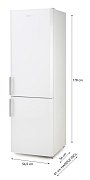 Lednice kombinovaná s mrazákem dole - DOMO DO91308C