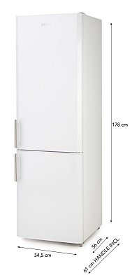 Lednice kombinovaná s mrazákem dole - DOMO DO91308C
