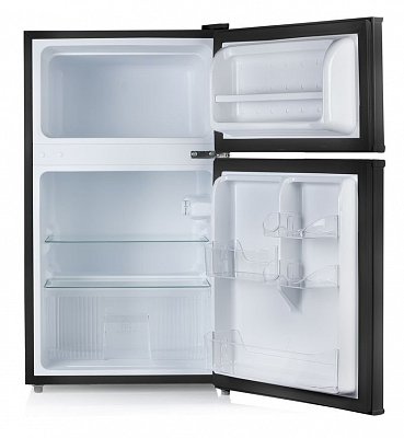 Lednice s mrazákem nahoře - černá - Primo PR107FR