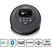 Lenco CD-500BK discman BT, rádio DAB+/FM