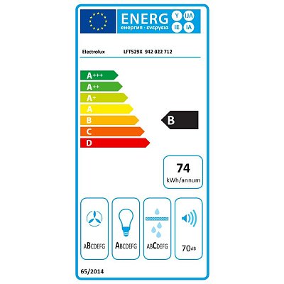 LFT529X ODSAVAČ PAR KOMÍNOVÝ ELECTROLUX