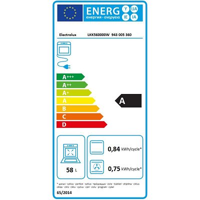 LKK560000W SPORÁK KOMBI ELECTROLUX