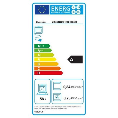 LKR664100W SPORÁK SKLOKERAM. ELECTROLUX