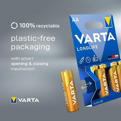 LR6 4BP AA Longlife Alk VARTA