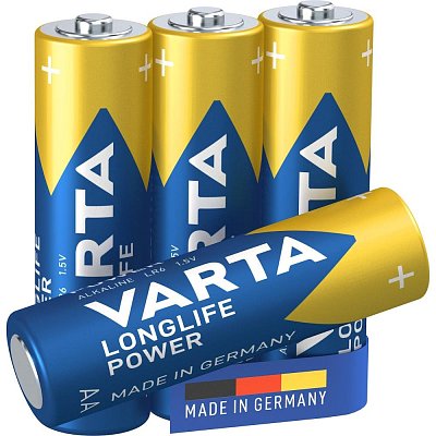 LR6 4BP AA Longlife Power VARTA
