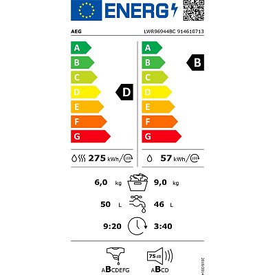 LWR96944BC PRAČKA SE SUŠIČKOU AEG