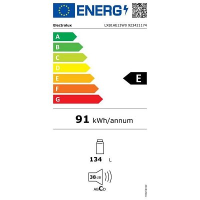 LXB1AE13W0 CHLADNIČKA MONO. ELECTROLUX