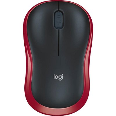 M185 Wireless mouse Red LOGITECH