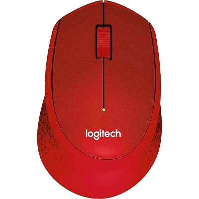 M330 Silent Plus myš Red LOGITECH