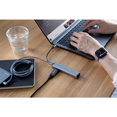 MAGNETIC USB-C POWER CABLE 2m Gy EPICO