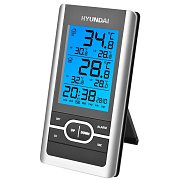 Meteostanice Hyundai WS 1070, černá/stříbrná