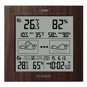 Meteostanice Hyundai WS 2244, barva dřeva