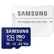 MicroSDHC 128GB PRO Plus+ SD adp SAMSUNG