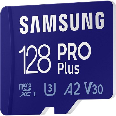 MicroSDHC 128GB PRO Plus+ SD adp SAMSUNG