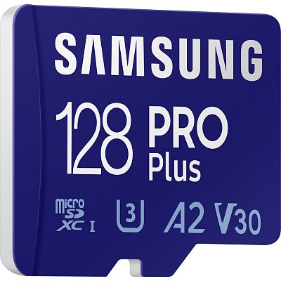 MicroSDHC 128GB PRO Plus+ SD adp SAMSUNG